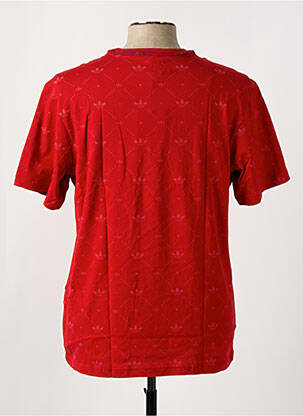 Tricou croială dreaptă mâneci scurte roșu ADIDAS bărbat