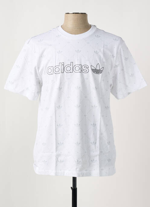 Tricou alb ADIDAS bărbat
