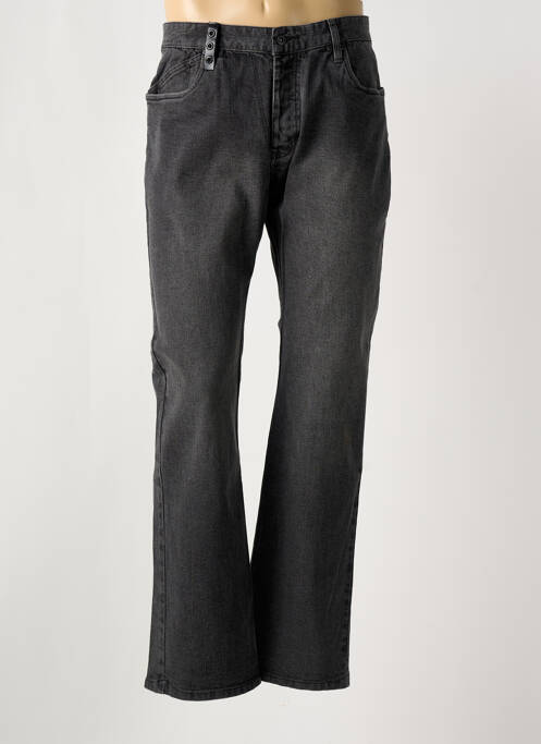 Blugi cu croială dreaptă gri C1 DENIM bărbat