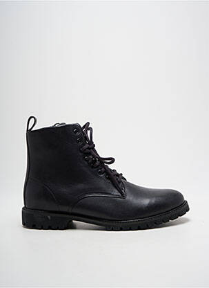 Botine/ghete material neted toc mic negru BLACKSTONE bărbat