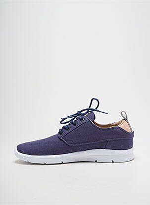 Adidași țesătură pânză toc platformă albastru VANS bărbat