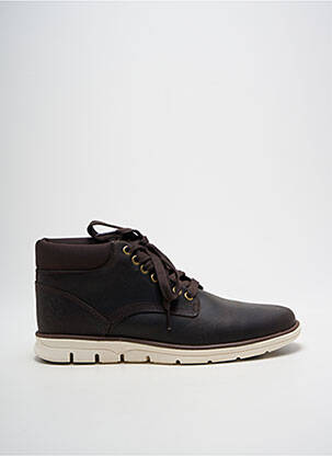 Botine/ghete țesătură satinată vârf rotund maro TIMBERLAND bărbat