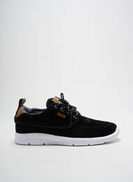 Adidași nubuc vârf rotund negru VANS unisex
