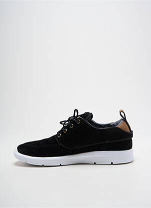 Adidași nubuc vârf rotund negru VANS unisex