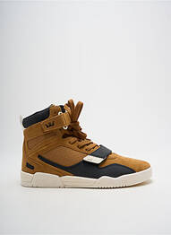Adidași vârf rotund vârf rotund maro SUPRA homme