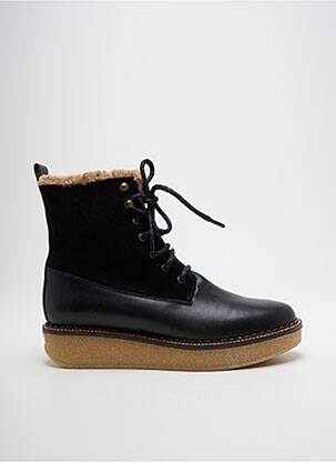 Botine/ghete material neted toc de 4 la 6 cm negru SCHMOOVE femeie