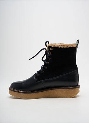 Botine/ghete material neted toc de 4 la 6 cm negru SCHMOOVE femeie
