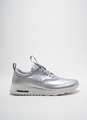 Adidași toc platformă toc plat până la 3 cm argintiu NIKE femeie