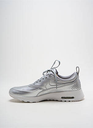 Adidași toc platformă toc plat până la 3 cm argintiu NIKE femeie