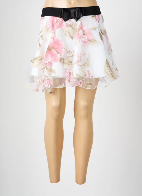 Fustă scurtă alb CHARBELL femeie