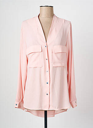 Tunică mâneci lungi roz PARISIENNE femeie