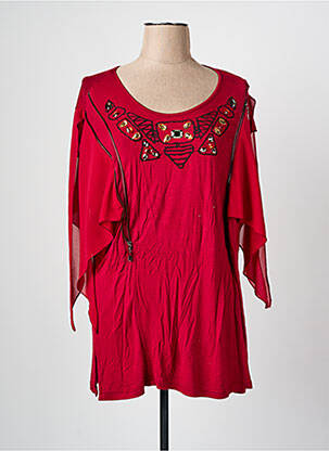 Tunică fără mâneci roșu LADY BELLE femeie