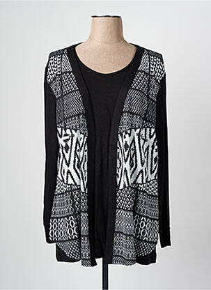 Tunică mâneci lungi negru ALAIN MURATI femeie