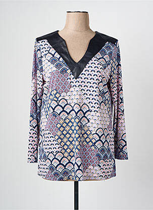 Tricou mâneci lungi mâneci lungi albastru MONACO COLLECTION femeie