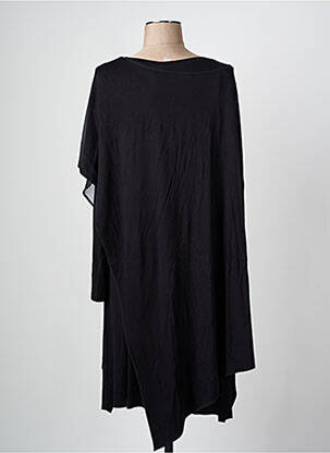 Rochie midi imprimeu fantezie mâneci lungi negru ALAIN MURATI femeie
