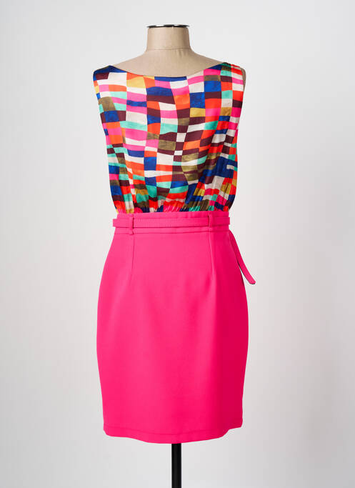 Rochie midi roz HIPPOCAMPE femeie