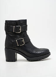Botine/ghete toc pătrat toc de 4 la 6 cm negru PAOYAMA femme