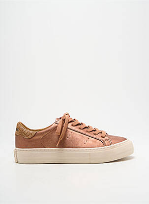 Adidași material neted toc plat până la 3 cm roz NO NAME femeie