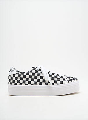 Adidași vârf rotund toc plat până la 3 cm negru NO NAME femeie