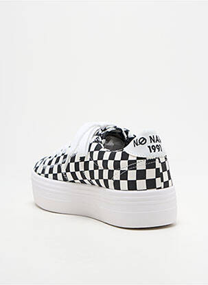 Adidași vârf rotund toc plat până la 3 cm negru NO NAME femeie