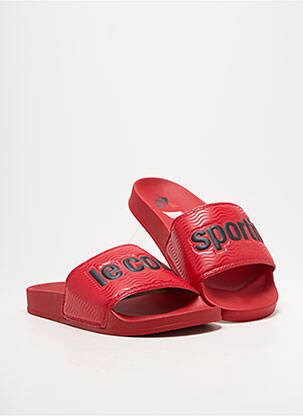 Mulete/saboți țesătură satinată vârf deschis roșu LE COQ SPORTIF bărbat