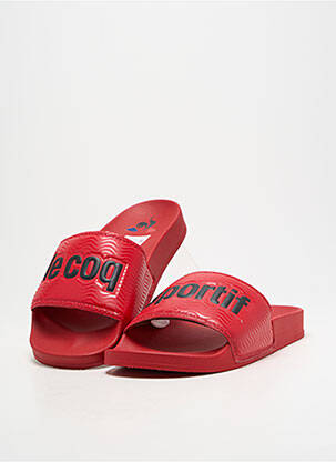 Mulete/saboți țesătură satinată vârf deschis roșu LE COQ SPORTIF bărbat