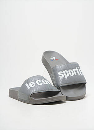 Mulete/saboți țesătură satinată vârf deschis gri LE COQ SPORTIF bărbat