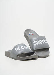 Mulete/saboți țesătură satinată vârf deschis gri LE COQ SPORTIF homme