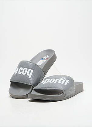 Mulete/saboți țesătură satinată vârf deschis gri LE COQ SPORTIF bărbat