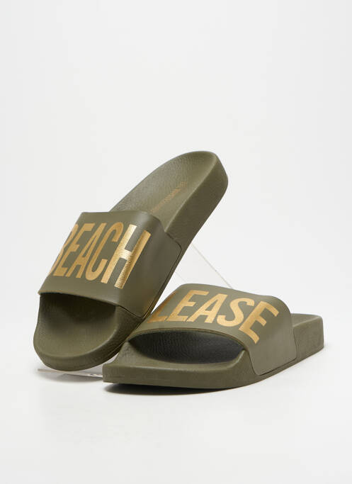 Mulete/Saboți verde THE WHITE BRAND femeie