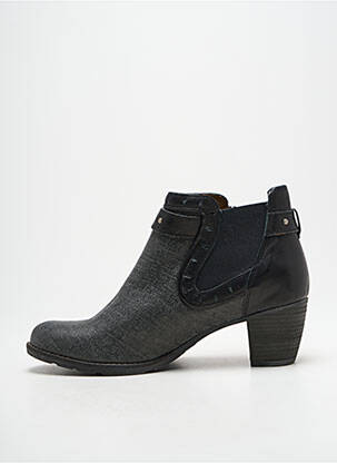 Botine/ghete material neted toc de 4 la 6 cm negru DKODE femeie