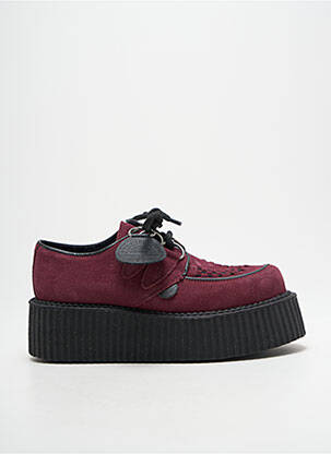 Derby-uri nubuc toc de 4 la 6 cm violet UNDERGROUND femeie