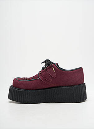 Derby-uri nubuc toc de 4 la 6 cm violet UNDERGROUND femeie