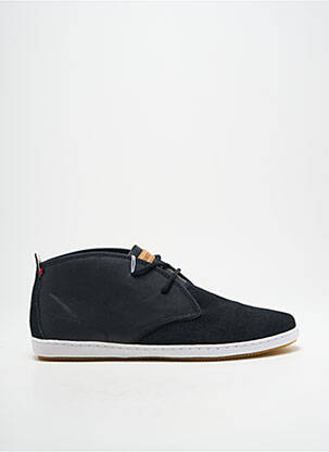 Adidași material neted vârf rotund negru LAFEYT bărbat