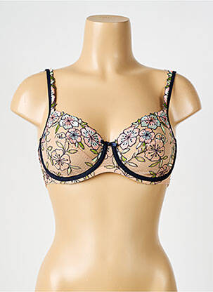 Sutien ușoară și transparentă sutien cupe întregi cu decolteu înalt bej MARIE JO femeie