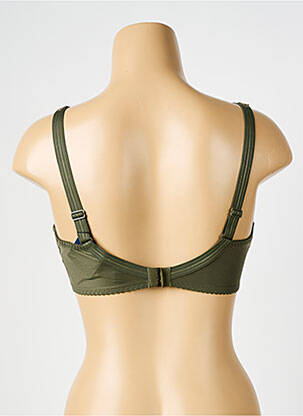 Sutien efect material satinat sutien cupe întregi cu decolteu înalt verde PRIMADONNA femeie