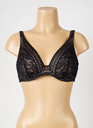 Sutien țesătură dantelă top sutien modelat negru PRIMADONNA femeie