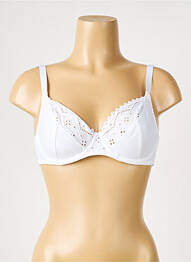 Sutien broderie sutien cupe întregi cu decolteu înalt alb MAISON LEJABY femme