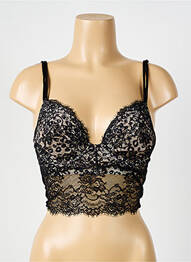 Top/caraco broderie negru AMBRA femme