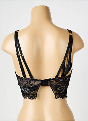 Sutien fără armatură top triunghiuri negru PRIMADONNA femeie