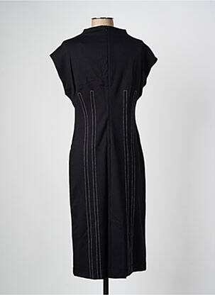 Rochie midi mâneci scurte mâneci scurte negru ESCORPION femeie