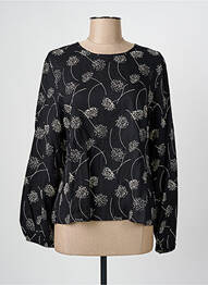 Bluză imprimeu fantezie mâneci lungi negru GERRY WEBER femme