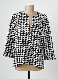 Jachete casual croială cambrată negru FRANK WALDER femme