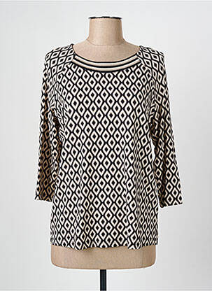 Tricou mâneci 3/4 mâneci 3/4 negru FRANK WALDER femeie