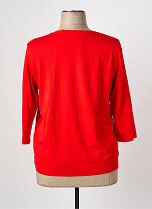 Tricou mâneci 3/4 mâneci 3/4 roșu FRANK WALDER femeie