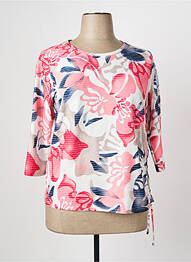 Tricou elasticitate mâneci 3/4 roz FRANK WALDER femme