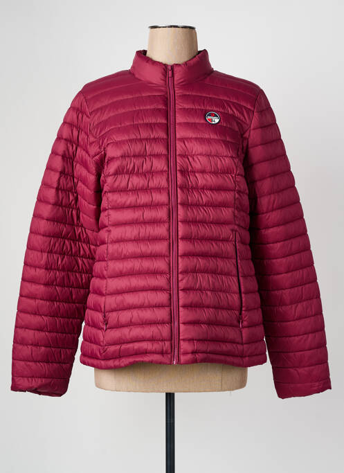 Geacă matlasată roșu BERMUDES femeie