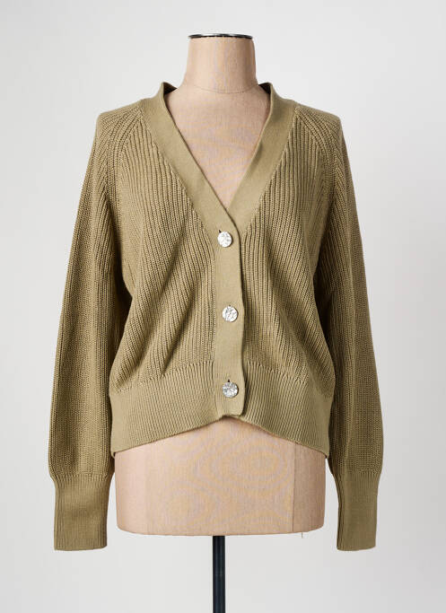 Vestă cu mâneci lungi verde TAIFUN femeie