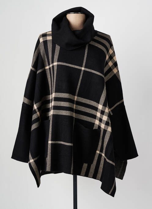 Poncho negru JR COLLECTION femeie