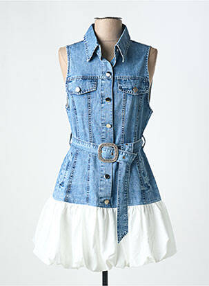 Rochie scurtă albastru JASMINE MODE femeie